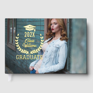 Libro De Visitas Relieve metalizado del Partido de Graduación Gradu
