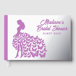 Libro De Visitas Relieve metalizado Real Elegante Novia Bridal Show