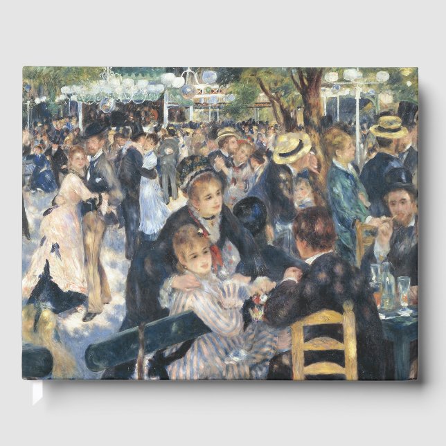 Libro De Visitas Renoir Moulin Dance Galette Fiesta (Anverso)