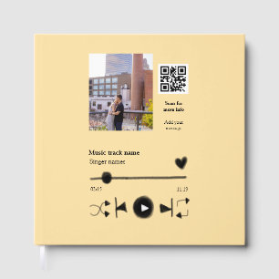 Libro De Visitas Reproductor de música personalizado código q r de 