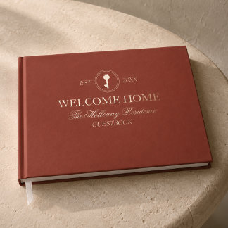 Libro De Visitas Residencia Familiar Personalizada Bienvenido a Cas