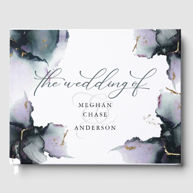 Libro De Visitas Resumen Geode Amethyst Proep Cyan Dusty (Anverso)