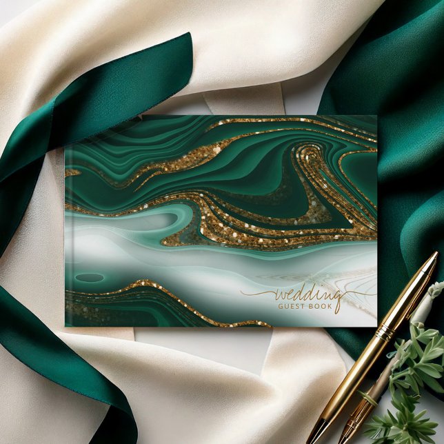 Libro De Visitas Resumen Purpurina Strata Boda Green ID903 (Subido por el creador)