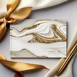 Libro De Visitas Resumen Purpurina Strata Boda Ivory ID903