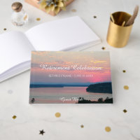 Retiro de la puesta de sol de la capa marina rosa