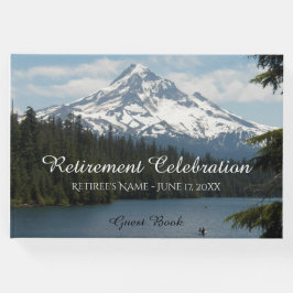 Libro De Visitas Retiro paisajístico del lago montañoso panorámico