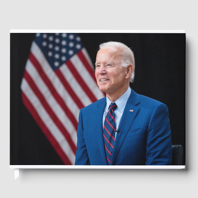 Libro De Visitas Retrato del presidente estadounidense Joe Biden 20 (Anverso)