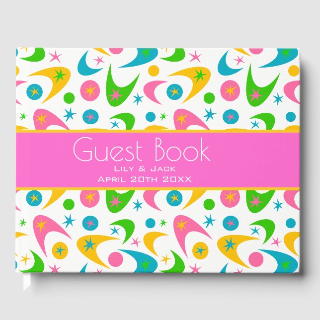 Libro De Visitas Retro Boomerangs (Anverso)
