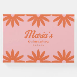 Libro De Visitas Retro Daisy Quinceanera