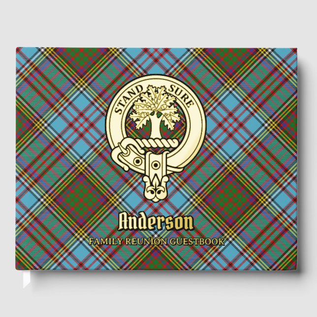 Libro De Visitas Reunión de la familia Anderson (Anverso)