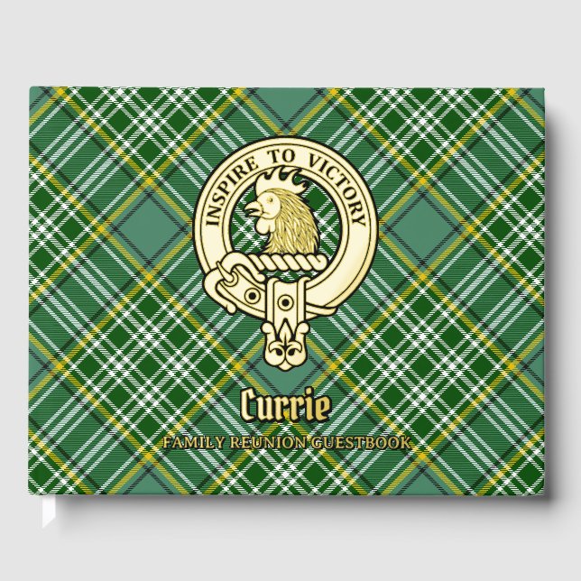 Libro De Visitas Reunión de la familia Currie (Anverso)