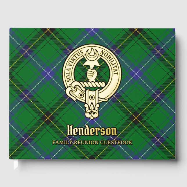 Libro De Visitas Reunión de la familia Henderson (Anverso)