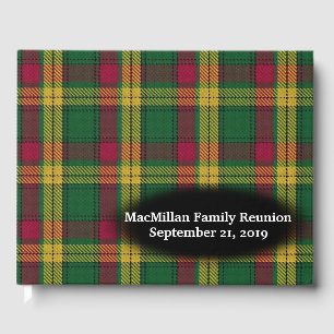 Libro De Visitas Reunión familiar de clan MacMillan Tartan