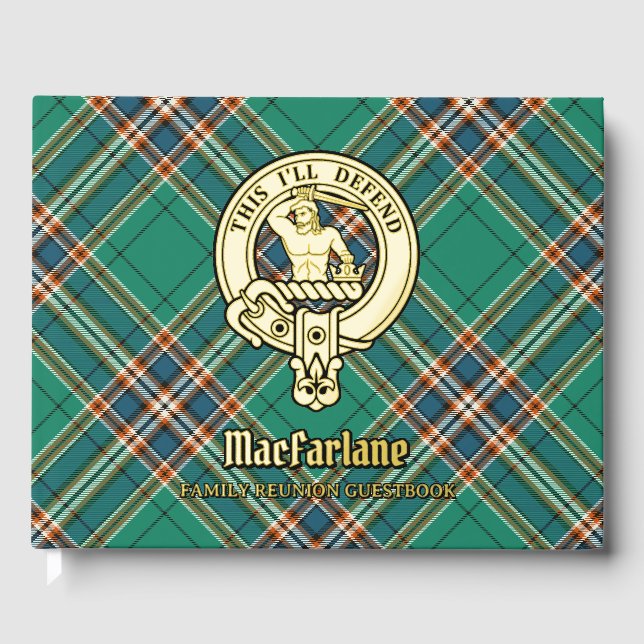 Libro De Visitas Reunión familiar de MacFarlane (Anverso)