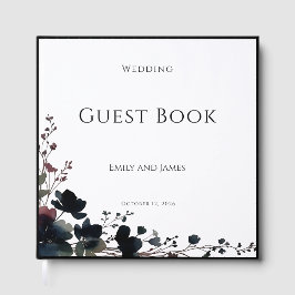 Libro De Visitas Romantic Floral Wedding Soft Elegant