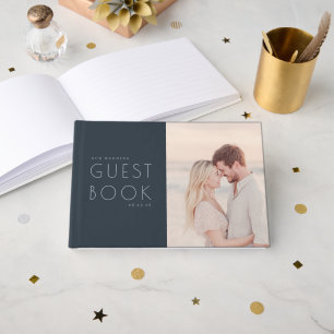 Libro De Visitas Romántico Beige Minimalista Foto