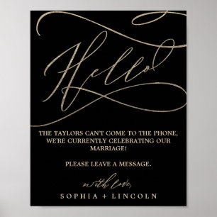 Libro de visitas romántico sobre la caligrafía de