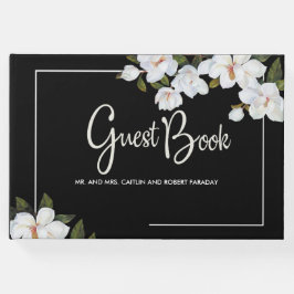 Libro De Visitas Rosa blanca vintage