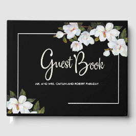 Libro De Visitas Rosa blanca vintage