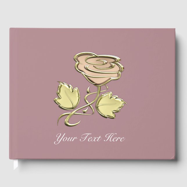 Libro De Visitas Rosa Dorada (Anverso)