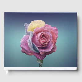 Libro De Visitas Rosa multicolor