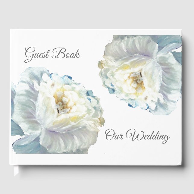 Libro De Visitas Rosas blancas (Anverso)