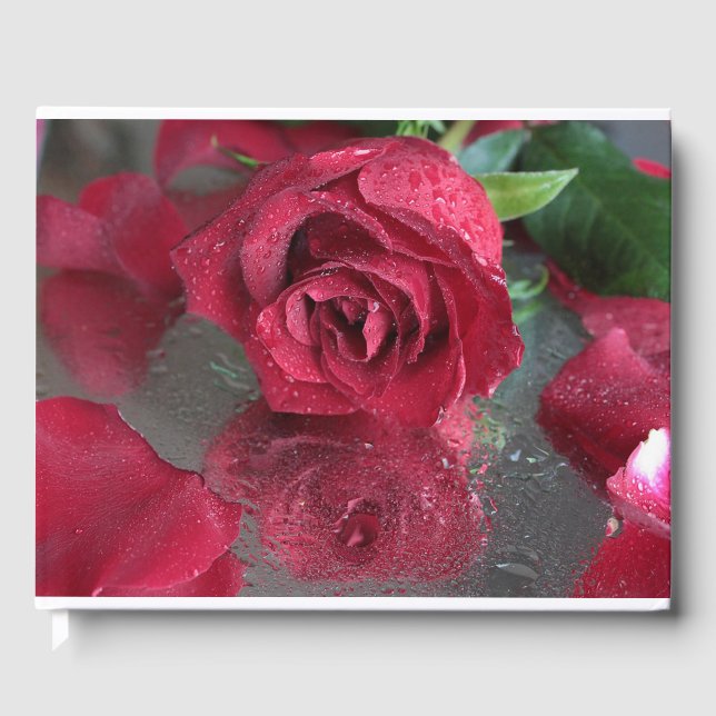 Libro De Visitas Roses rojos (Anverso)