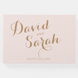 Libro De Visitas Rubor Pink Boda Guest book