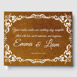 Libro De Visitas Rustic Mexican Wedding Guest Book