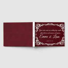 Libro De Visitas Rustic Mexican Wedding Guest Book