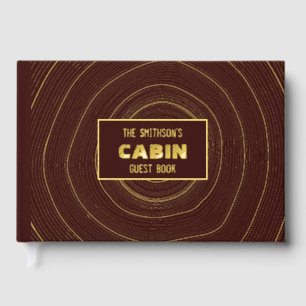 Libro De Visitas Rústica Cabina Vacaciones Hogar Alquiler Anillos d