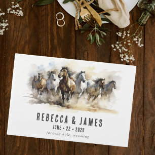Libro De Visitas Rústica granja de caballos salvajes matrimonio en