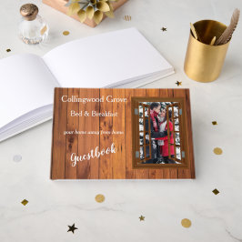 Libro De Visitas Rústico Bed and Breakfast Guest Book 🌿 Country In