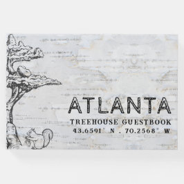 Libro De Visitas Rústico Bonsai Birch Wood Treehouse Airbnb Rental