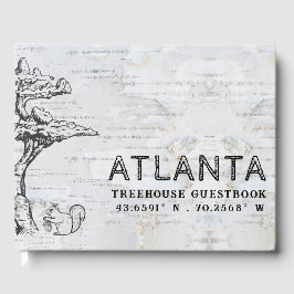 Libro De Visitas Rústico Bonsai Birch Wood Treehouse Airbnb Rental