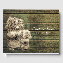 Rústico Mason Jar con aliento para bebés