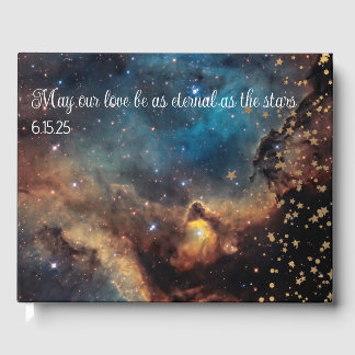 Libro De Visitas Rusty Blue Cloud Nebula