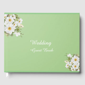 Libro De Visitas Sage Green Anemone Love: Boda Guest Book