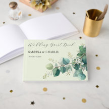 Sage Green Eucalyptus Elegant Boho Wedding