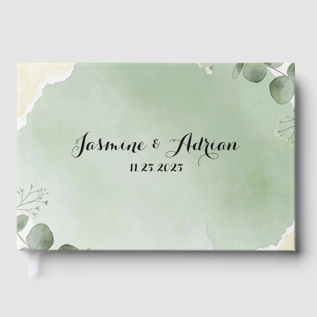 Libro De Visitas Sage Whisper Botanical (Anverso)