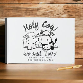 Libro De Visitas Santa Vaca Que Dijimos Que Yo Moo Personalizado