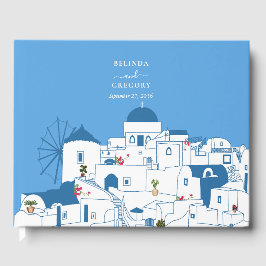 Libro De Visitas Santorini Destination Greek Island Boda