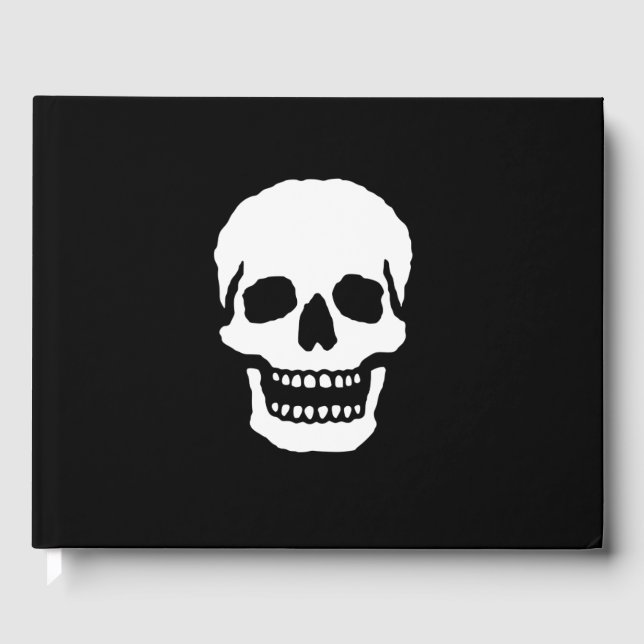 Libro De Visitas Scary Laughing Skull (Anverso)