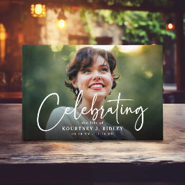 Libro De Visitas Script Memorial Photo & Message Sympathy 