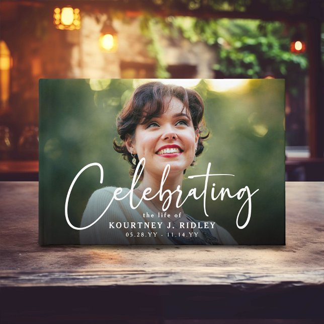 Libro De Visitas Script Memorial Photo & Message Sympathy  (Subido por el creador)