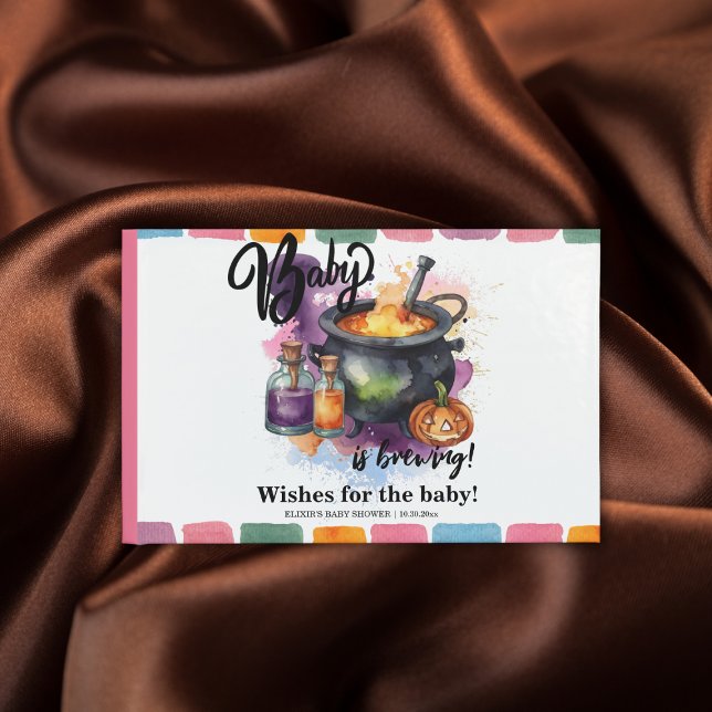 Libro De Visitas Se está preparando un bebé | Cute Halloween Baby S (Subido por el creador)