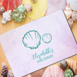 Libro De Visitas Seashell Baby Shower