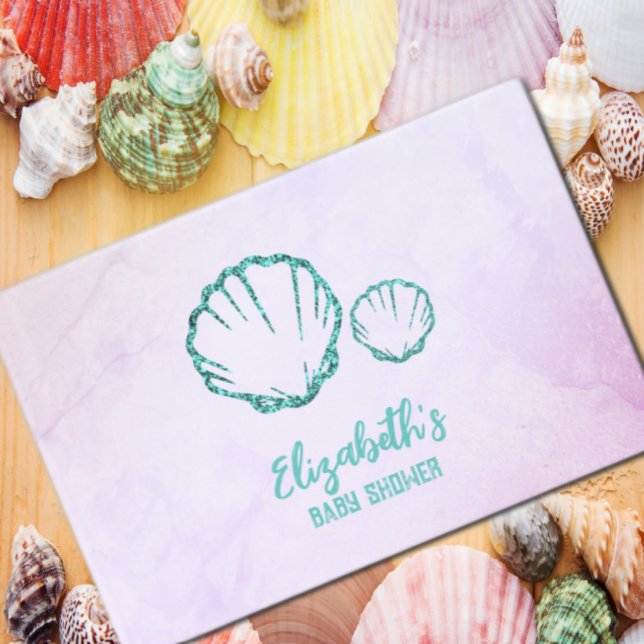 Libro De Visitas Seashell Baby Shower (Subido por el creador)
