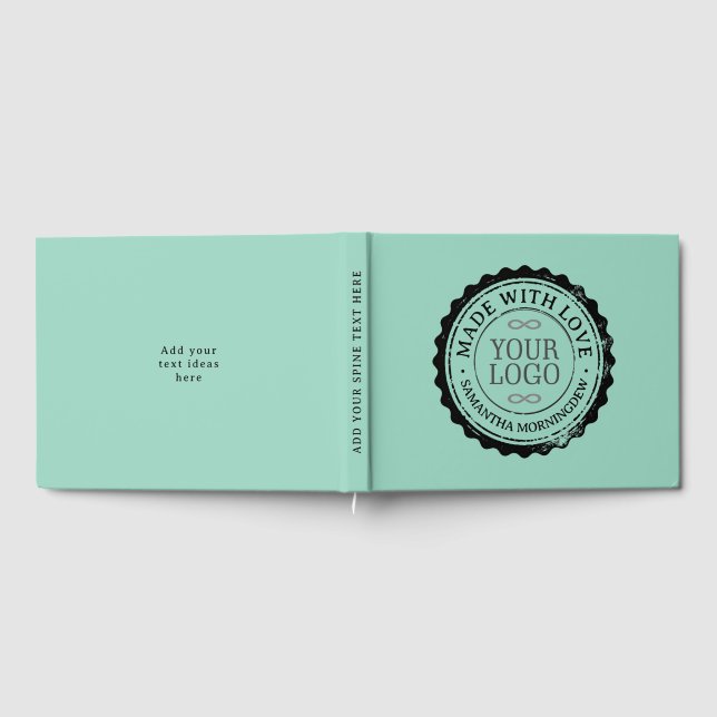 Libro De Visitas Sello - TU TEXTO Y LOGO 3 (Lleno)