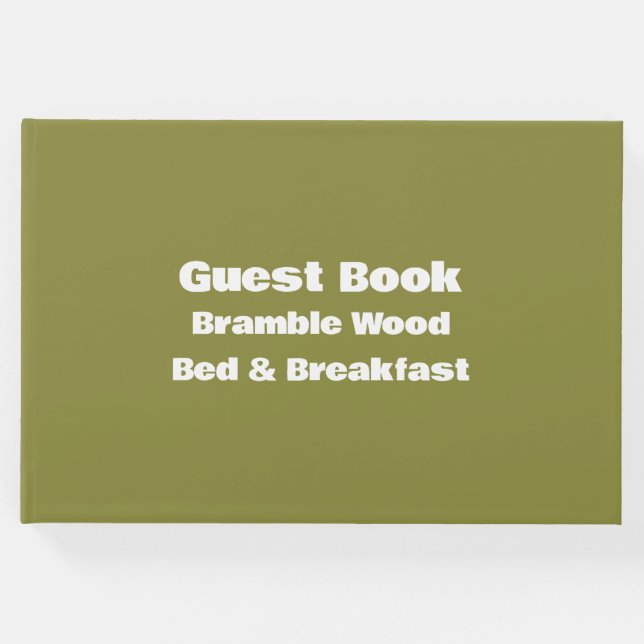 Libro De Visitas Sencilla Casa de Vacaciones Profesional (Anverso)